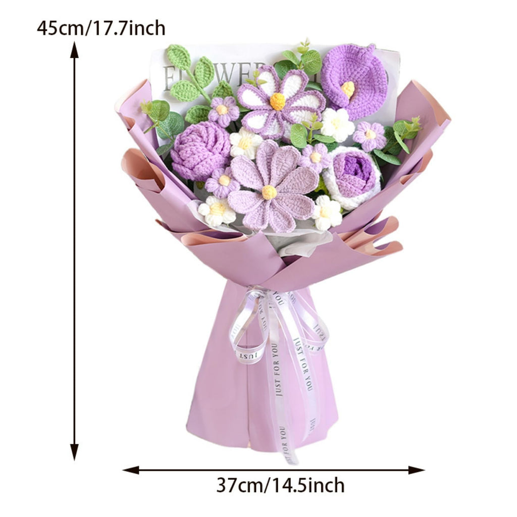 Rerp Handmade Crochet Flower Bouquet