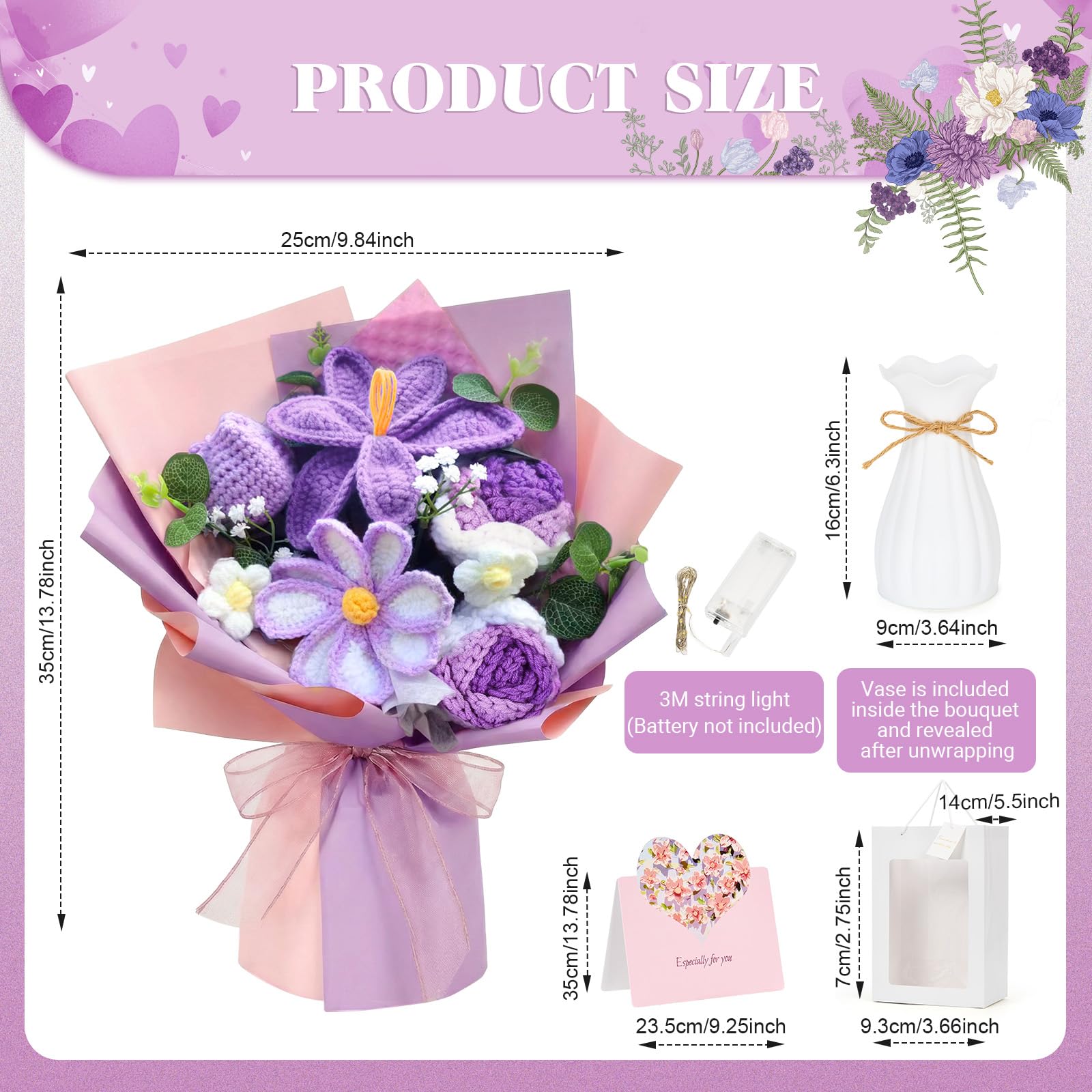 Rerp Crochet Flower Bouquet