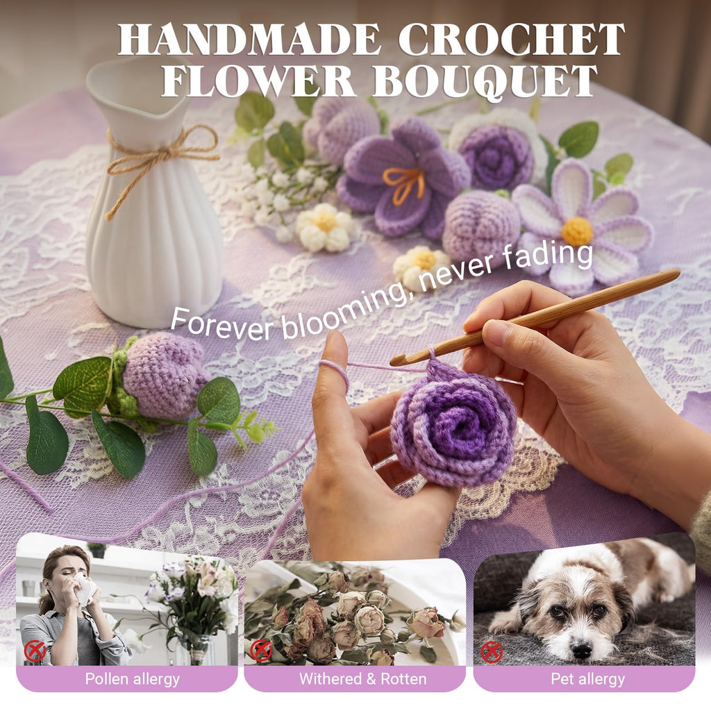Rerp Crochet Flower Bouquet